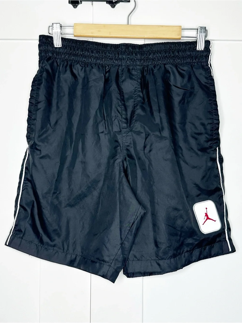 Nike Air Jordan Jumpman Legacy AJ5 Essential Shorts small black basketball retro